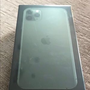 An iPhone 11 Pro midnight green fully unlocked